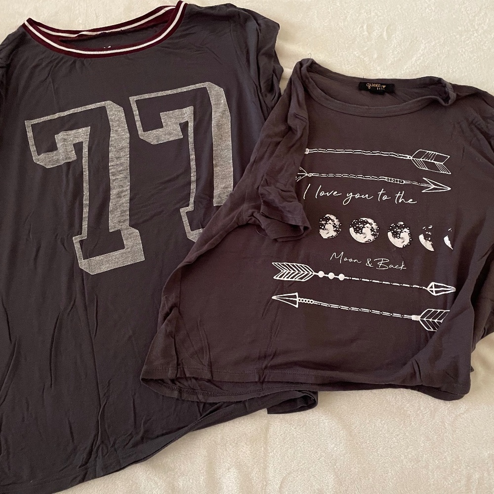 2 soft casual tshirt junior large